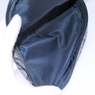 Christian Dior Saddle Zip Pouch Diorissimo Canvas