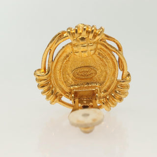 Chanel Vintage CC Earrings Metal