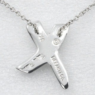 Tiffany & Co. Paloma Picasso Graffiti X Pendant Necklace Silver