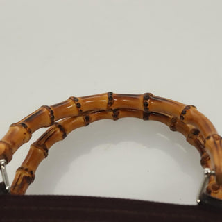 Gucci Vintage Bamboo Handle Tote Nylon