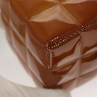 Chanel Rubiks Cube Wristlet Quilted Patent