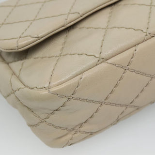 Chanel Natural Beauty Split Pocket Flap Bag Stitched Calfskin