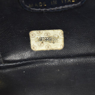 Chanel Vintage Timeless Zip Around Vanity Case Denim