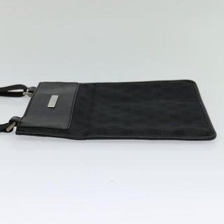 Gucci Vintage Flat Messenger Bag GG Canvas