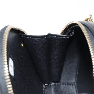 Chanel Round Camellia Coin Purse Leather