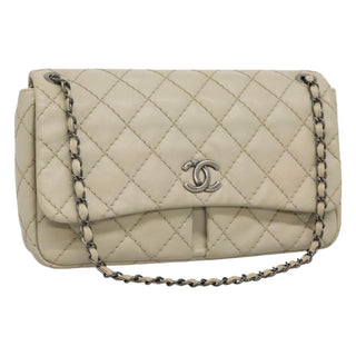 Chanel Natural Beauty Split Pocket Flap Bag Stitched Calfskin