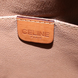 Celine Vintage Macadam Shoulder Bag Leather