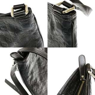 Gucci Convertible Zip Messenger Guccissima Leather