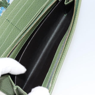 Gucci Logo Embossed Continental Wallet Leather
