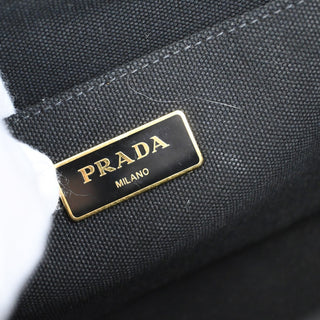 Prada Canapa Convertible Tote Canvas