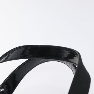 Salvatore Ferragamo Vara Bow Top Handle Bucket Bag Patent Leather