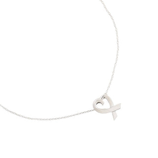 Tiffany & Co. Paloma Picasso Loving Heart Pendant Necklace Silver 925