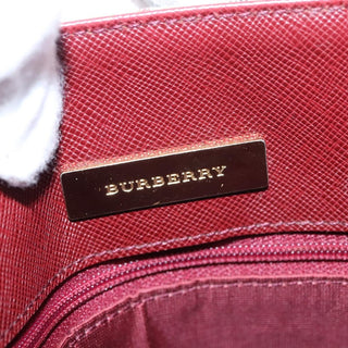 Burberry Nova Check Tote Canvas and Leather
