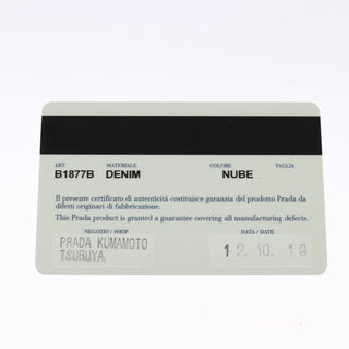 Prada Canapa Tote Canvas