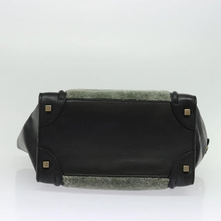 Celine Bicolor Luggage Bag Nubuck