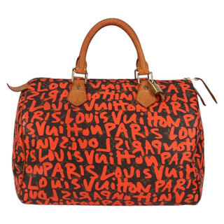 Louis Vuitton Speedy Handbag Limited Edition Monogram Graffiti