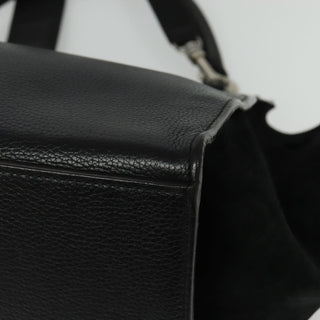 Celine Trapeze Bag Leather with Suede