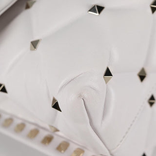 Valentino Garavani VLTN Candystud Top Handle Bag Printed Leather