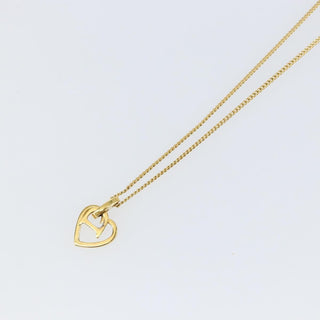 Christian Dior CD Heart Necklace Metal