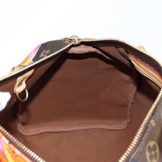 Louis Vuitton Speedy Handbag Limited Edition Monogram Roses