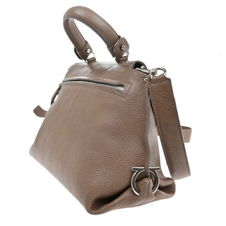Salvatore Ferragamo Sofia Satchel Leather