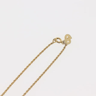 Christian Dior CD Pendant Necklace Metal