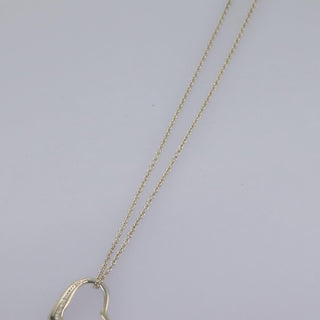 Tiffany & Co. Elsa Peretti Open Heart Pendant Necklace Sterling Silver