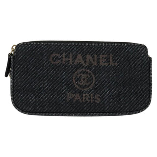 Chanel Deauville Chain wallet Raffia