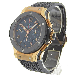 Hublot Big Bang Evolution Chronograph Automatic Watch Rose Gold and Rubber