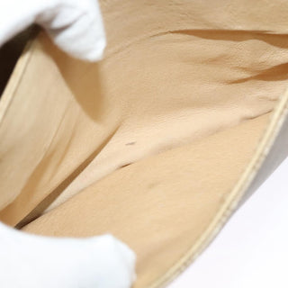 Celine Vintage Macadam Shoulder Bag Canvas and Leather