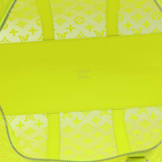 Louis Vuitton Keepall Bandouliere Bag Monogram See Through Mesh