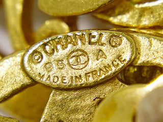 Chanel Logo CC Gold-plated