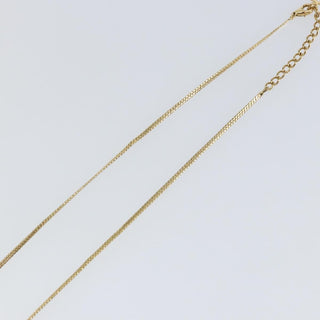 Christian Dior CD Ribbons Pendant Necklace Metal