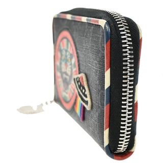 Gucci Night Courrier Bifold Wallet GG Coated Canvas with Applique