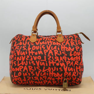 Louis Vuitton Speedy Handbag Limited Edition Monogram Graffiti