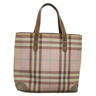 Burberry Nova Check Tote Canvas and Leather