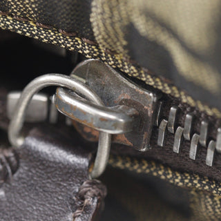 Fendi Zip Around Messenger Bag Zucca Canvas