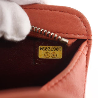 Chanel Classic Double Pocket Zip Pouch Quilted Lambskin