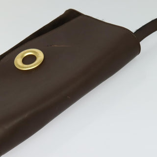 Celine Circle logo Suede and Leather