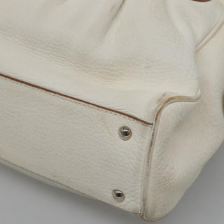 Salvatore Ferragamo Gancini Buckle Shoulder Bag Leather