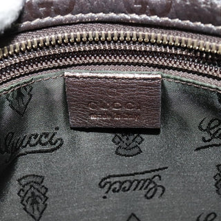 Gucci Zip Top Messenger Bag Guccissima Leather