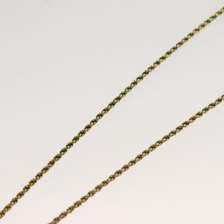 Christian Dior CD Pendant Necklace Metal