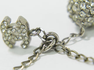 Chanel CC Necklace Metal and Rhinestone