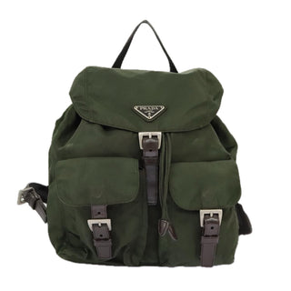 Prada Double Front Pocket Backpack Tessuto