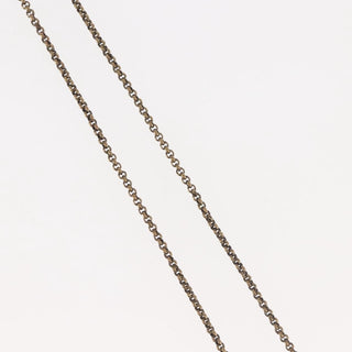 Christian Dior D logo Pendant Necklace Metal