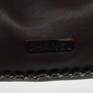 Chanel Vintage Chain Around Shoulder Bag Leather