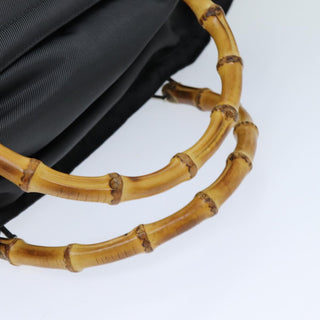 Gucci Vintage Bamboo Handle Tote Nylon