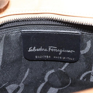 Salvatore Ferragamo Gancini Shoulder Bag Leather
