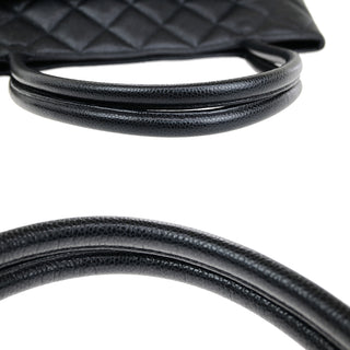 Chanel Medallion Tote Quilted Caviar