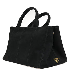 Prada Canapa Convertible Tote Canvas